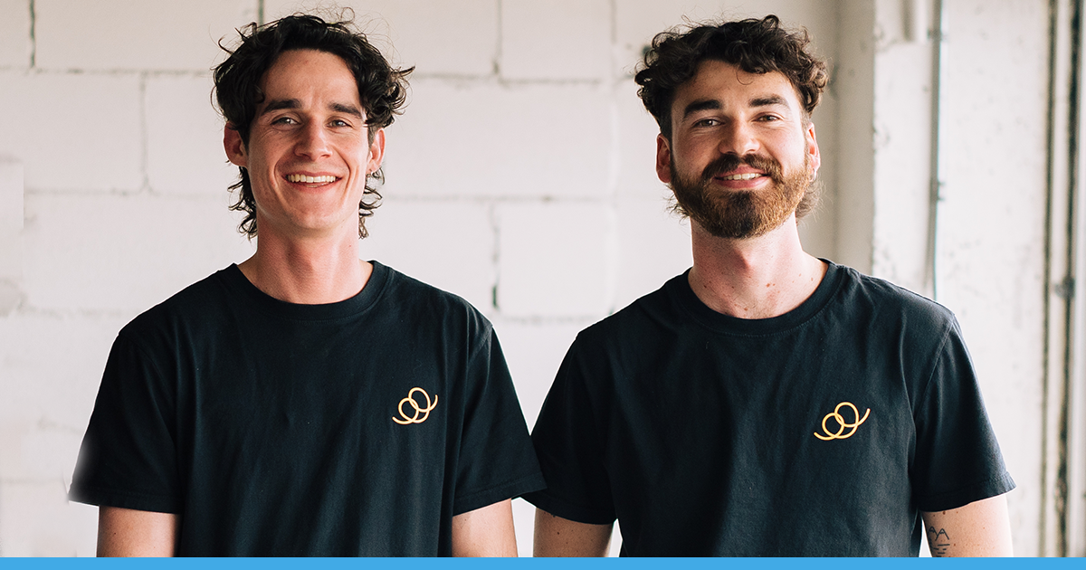 Mathieu Gauthier et Tangui Conrad, cofondateurs de Boomerang