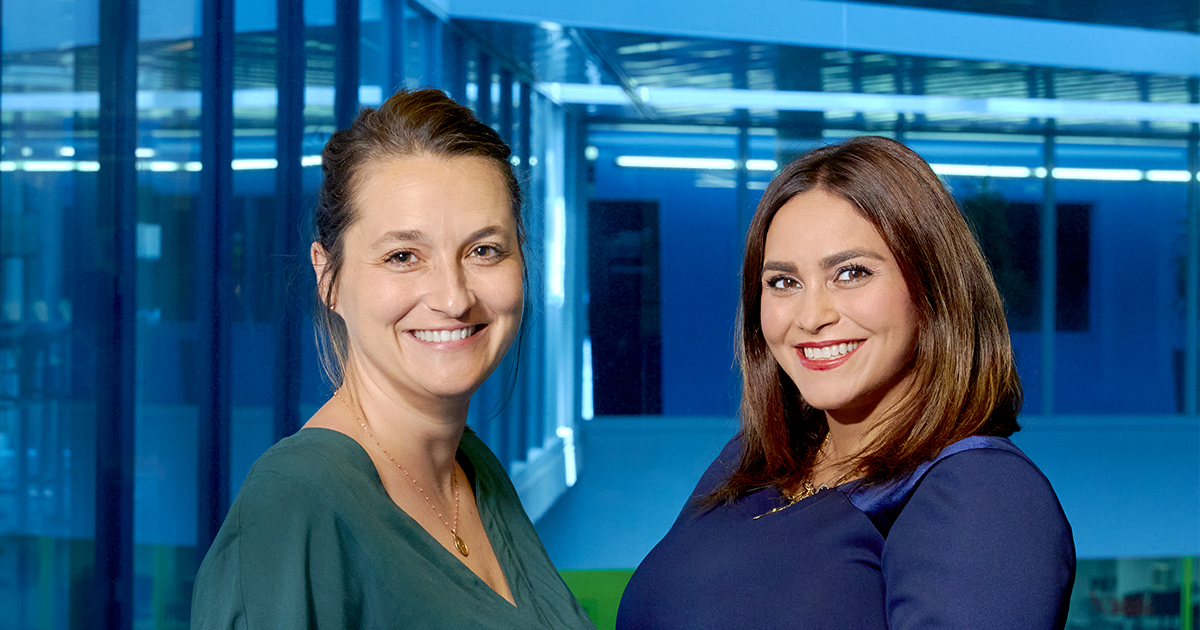 Géraldine Merle et Nacy Tawil, spécialistes en nanomatériaux