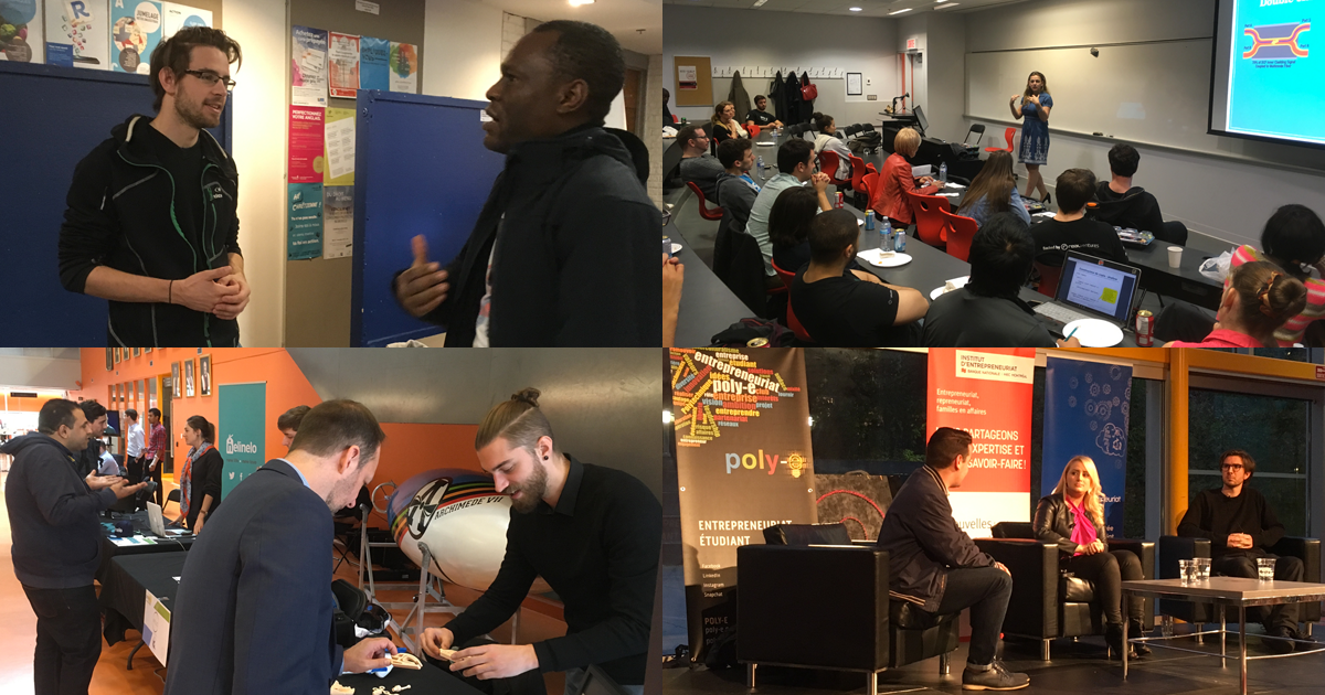 Première Journée de l'entrepreneuriat à Polytechnique Montréal, HEC Montréal et l'Université de Montréal Première Journée de l'entrepreneuriat à Polytechnique Montréal, HEC Montréal et l'Université de Montréal