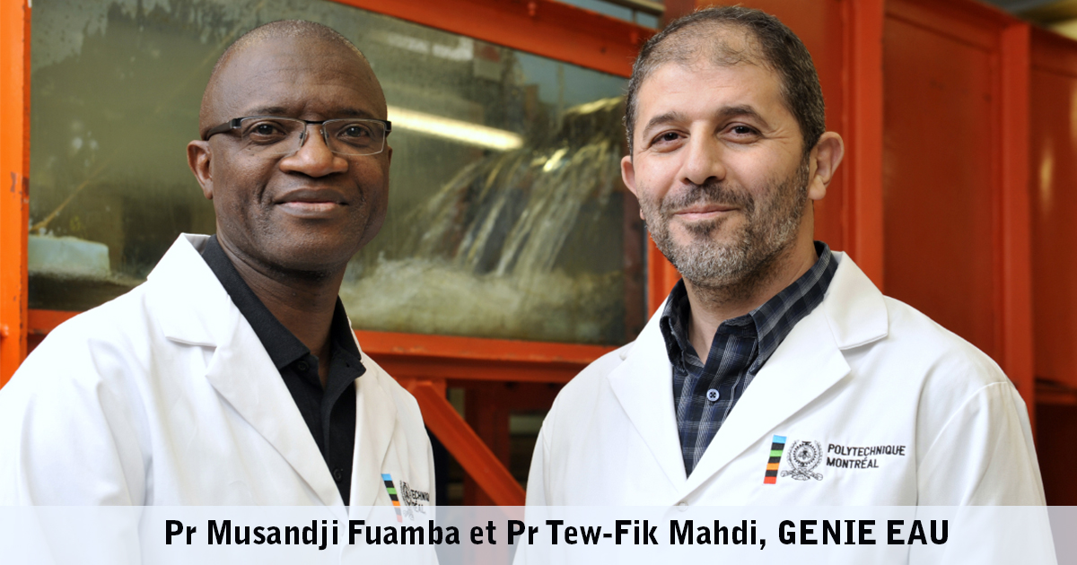 Les professeurs Musandji Fuamba et Tew-Fik Mahdi Les professeurs Musandji Fuamba et Tew-Fik Mahdi