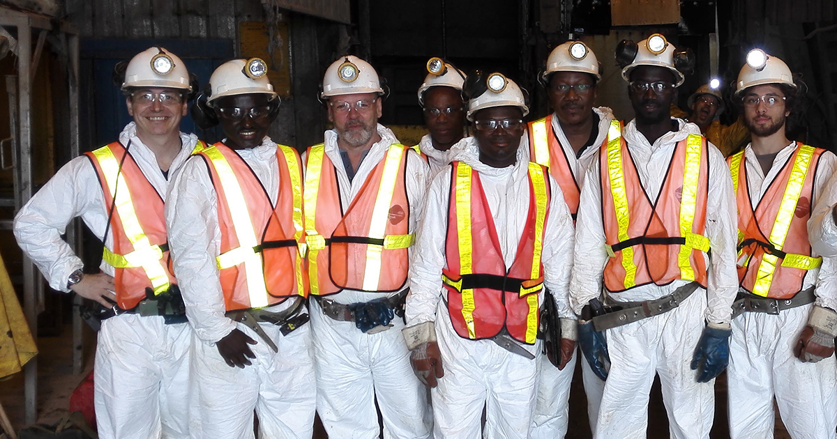 Visite mine souterraine Visite mine souterraine