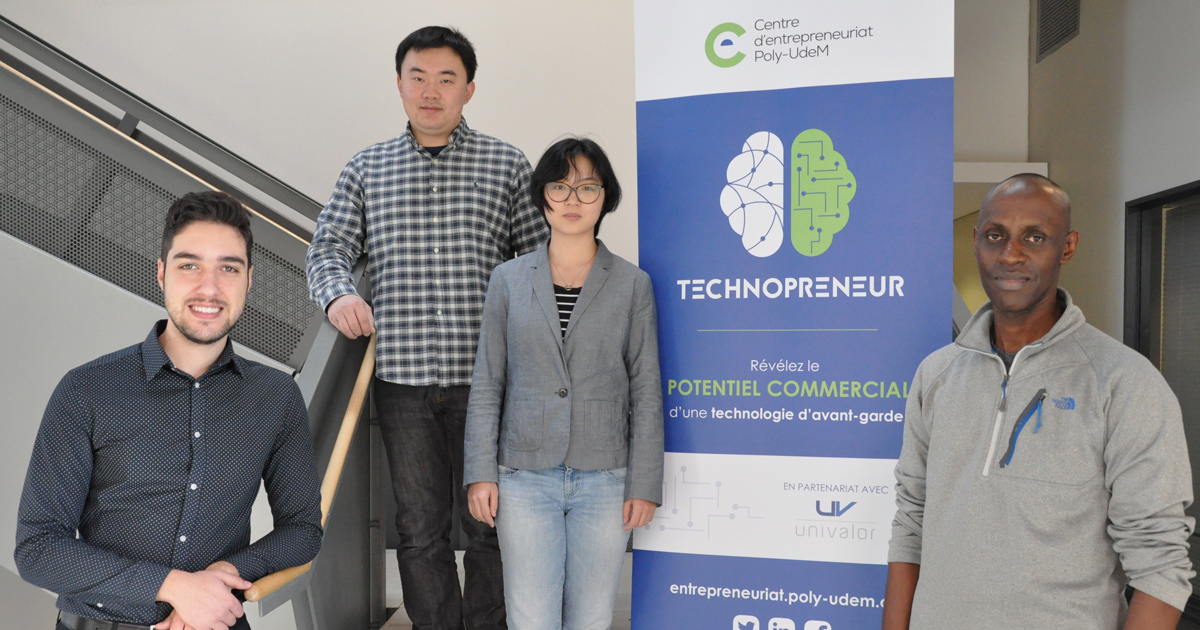 Les membres de l'équipe Mistronix du profil Technopreneur 2018-2019.
