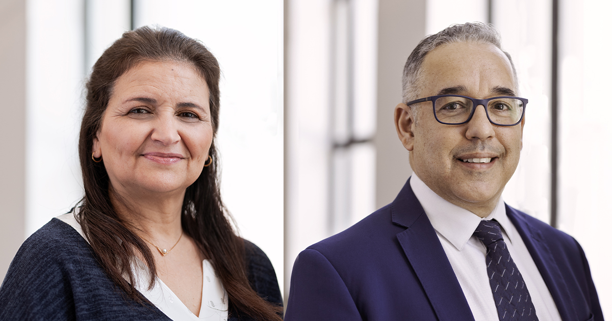 La professeure Nora Boulahia Cuppens et le professeur José Fernandez, du Département de génie informatique et génie logiciel. La professeure Nora Boulahia Cuppens et le professeur José Fernandez, du Département de génie informatique et génie logiciel.