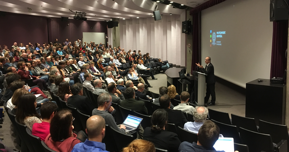 Philippe A. Tanguy, directeur général, dévoilant le plan stratégique 2018-2023. Philippe A. Tanguy, directeur général, dévoilant le plan stratégique 2018-2023.