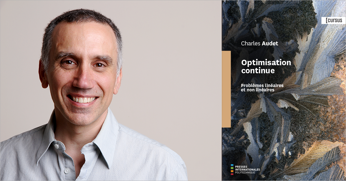 Charles Audet, professeur titulaire au Département de mathématiques et de génie industriel, est l'auteur du livre «Optimisation continue – Problèmes linéaires et non linéaires». Charles Audet, professeur titulaire au Département de mathématiques et de génie industriel, est l'auteur du livre «Optimisation continue – Problèmes linéaires et non linéaires».
