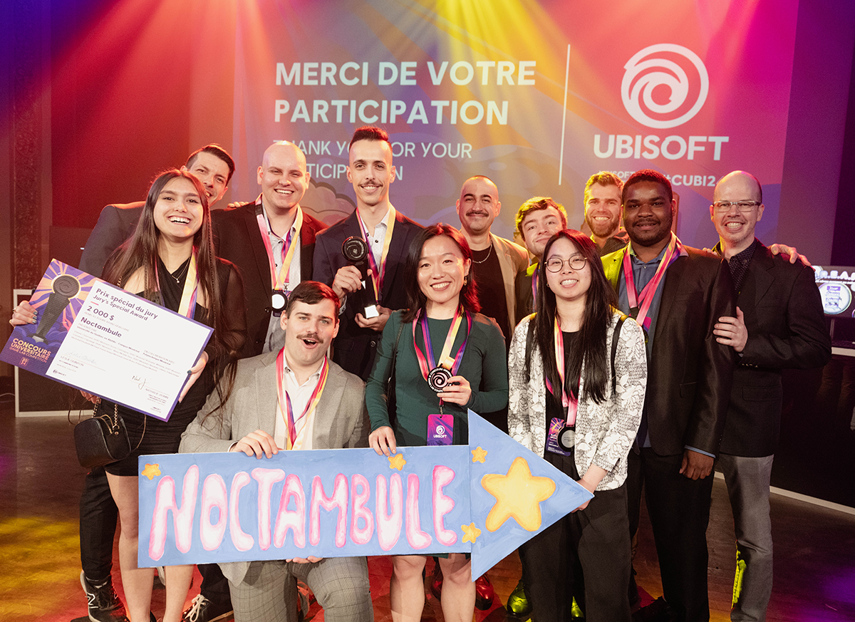 L'équipe du jeu Noctambule. (Photo : Ubisoft)