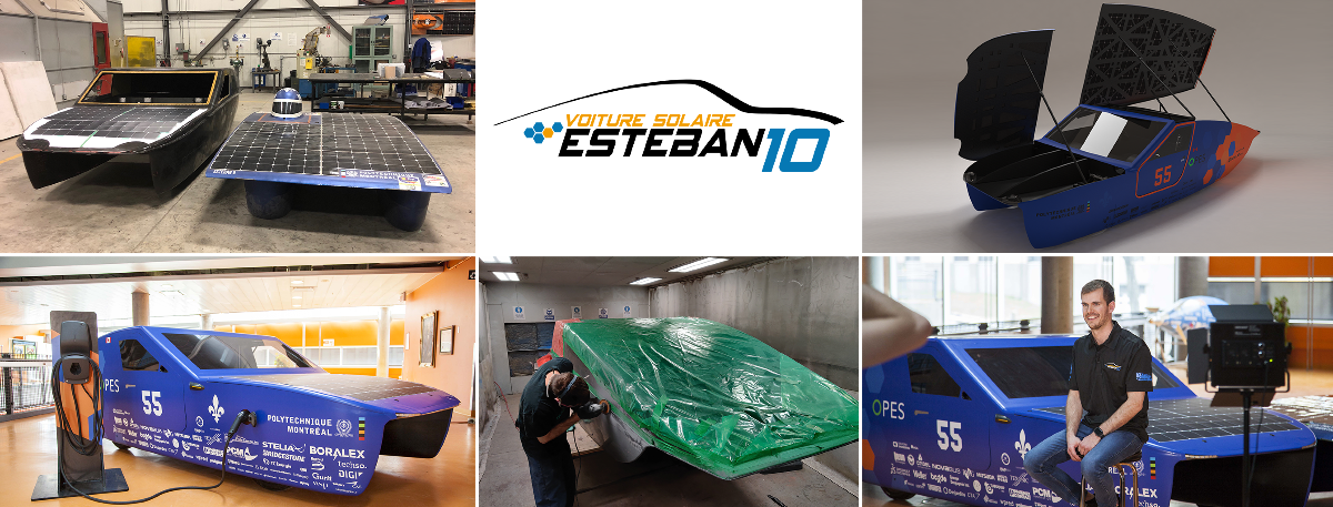 Le prototype de voiture solaire «Esteban 10»