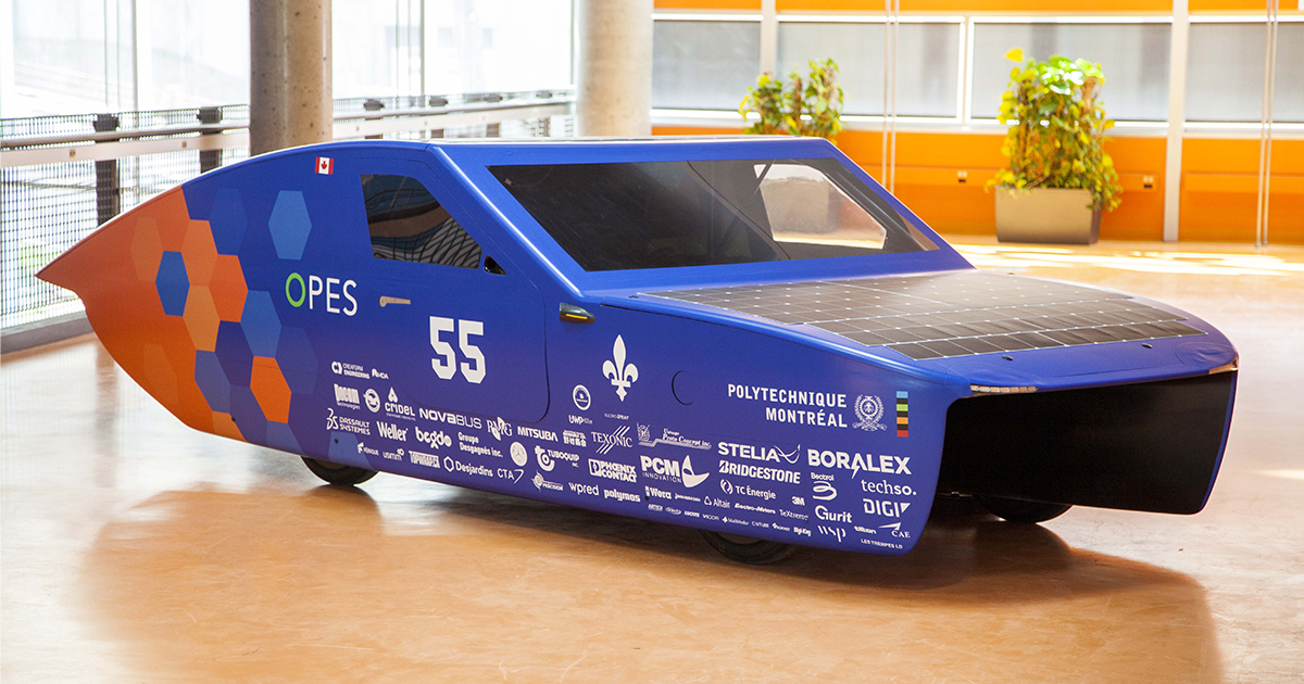 Le prototype de voiture solaire «Esteban 10»