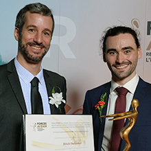 Ilrick Duhamel, étudiant aux cycles supérieurs à Polytechnique Montréal, lauréat au Gala universitaire Forces AVENIR 2022