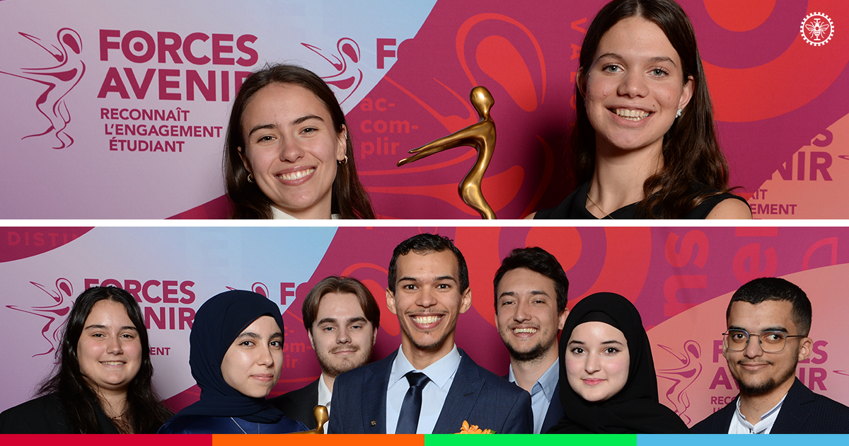 Deux équipes issues de la communauté étudiante de Polytechnique Montréal lauréates au concours universitaire Forces AVENIR 2025