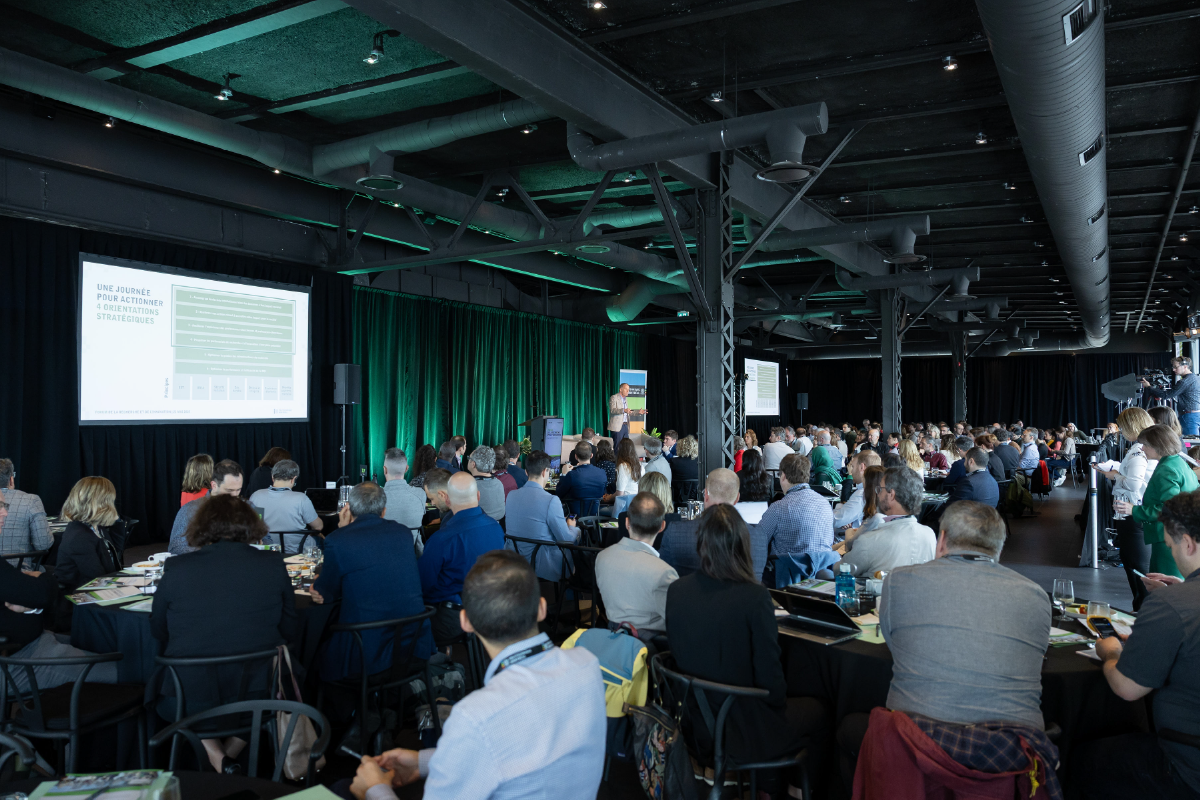 Le Forum de la recherche et de l'innovation de Polytechnique Montréal. (Photo : Thierry du Bois)
