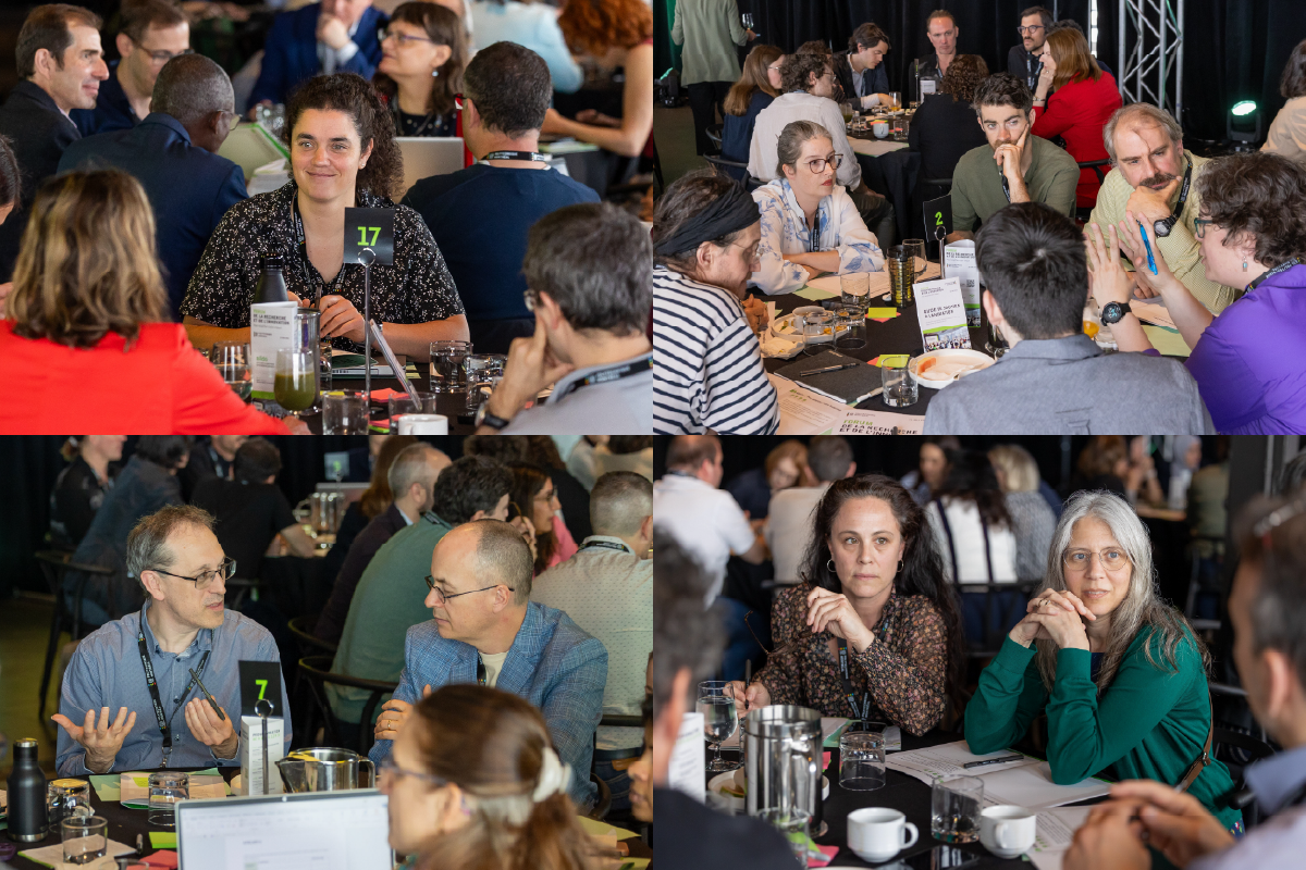 Des participantes et des participants au Forum de la recherche et de l'innovation de Polytechnique Montréal. (Photos : Thierry du Bois)