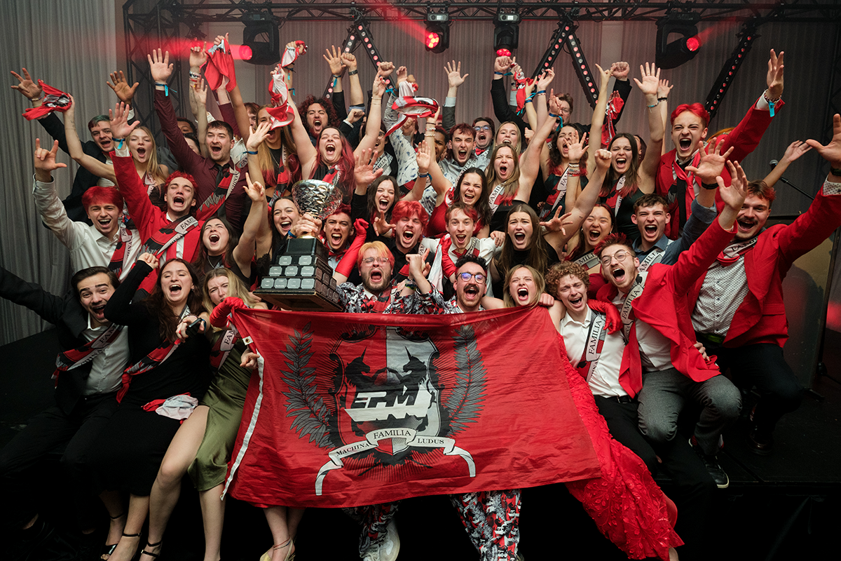 La délégation de Polytechnique Montréal aux Jeux de génie du Québec 2026. (Photo : Voltaic)