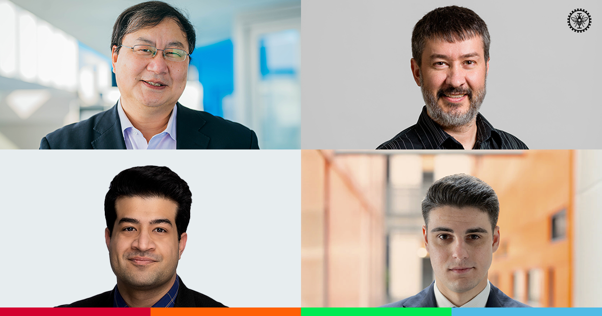 Des honneurs pour quatre membres de la grande communauté en génie électrique de Polytechnique Montréal