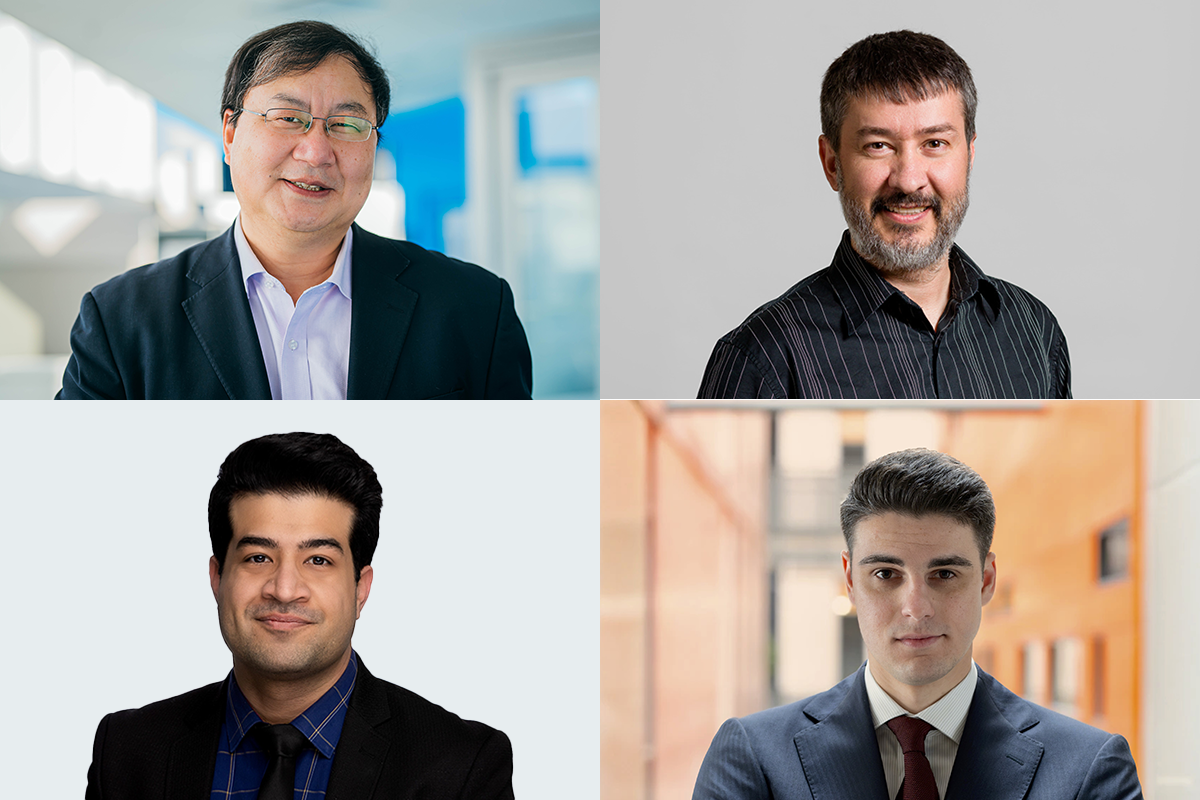 Ke Wu, Dominic Deslandes, Seyed Ali Keivaan et Thomas Micallef.