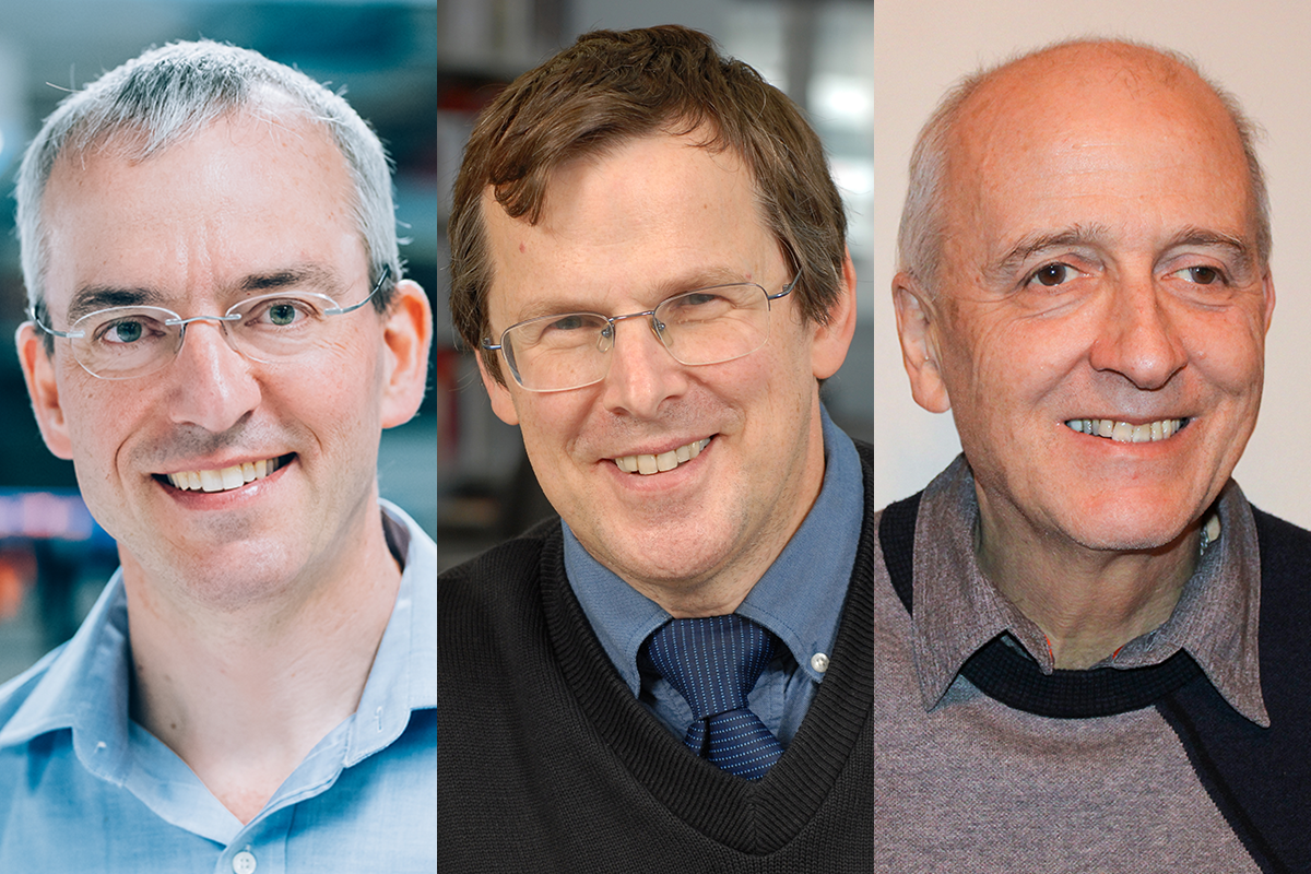 Michel Dagenais, Pierre Léger et Yvon Savaria, professeurs émérites à Polytechnique Montréal.