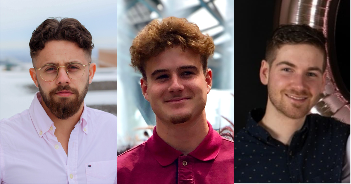 De gauche à droite : Khalil Abboud, Félix Glorieux et Francis Izquierdo-Bernier. De gauche à droite : Khalil Abboud, Félix Glorieux et Francis Izquierdo-Bernier.