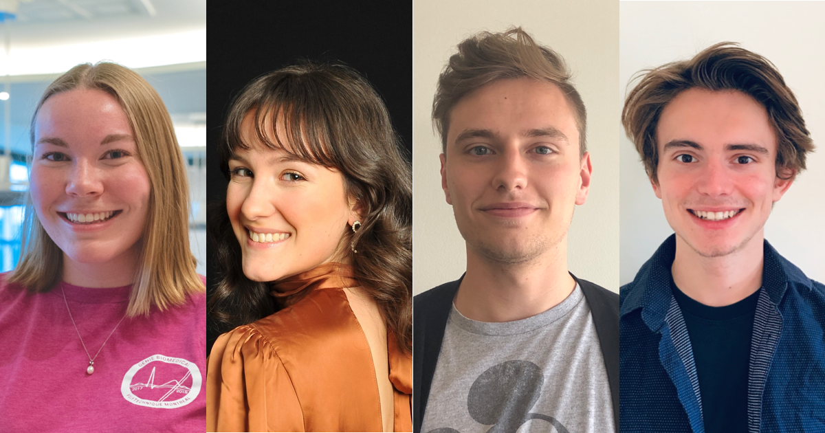 Jeanne Beaulieu, Marie-Pier Michaud, Thomas Allard et Julien Fillion. Jeanne Beaulieu, Marie-Pier Michaud, Thomas Allard et Julien Fillion.