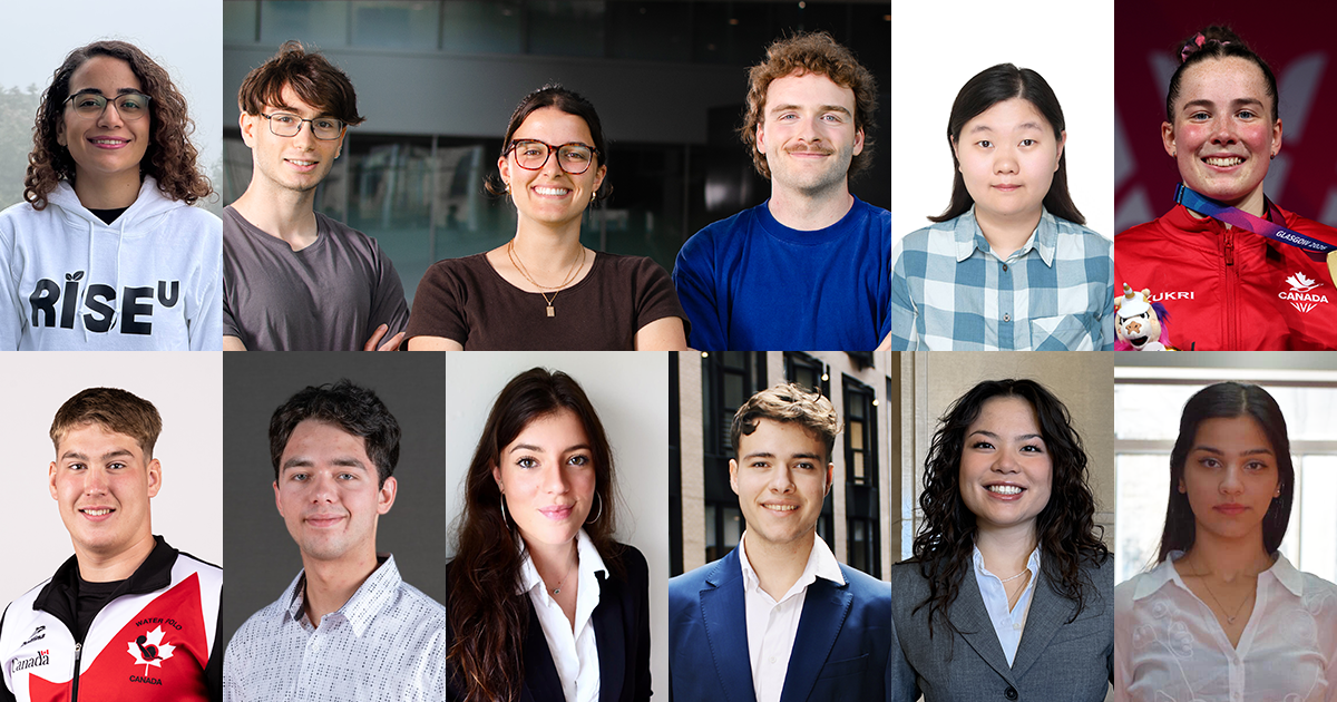 Des membres de la communauté étudiante de Polytechnique Montréal qui ont obtenu des prix et des distinctions à l'été 2026. Des membres de la communauté étudiante de Polytechnique Montréal qui ont obtenu des prix et des distinctions à l'été 2026.