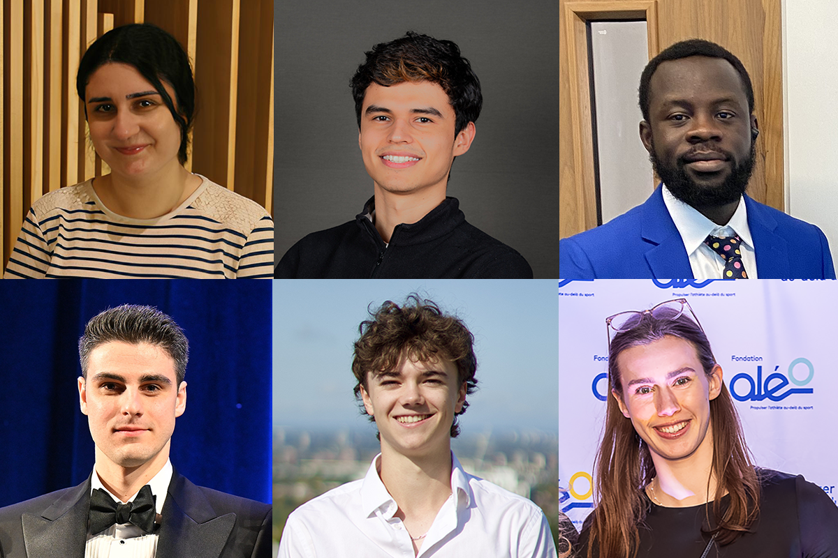 Nilloufar Naserisafavi, Andres Felipe Rendon Sanchez, Elvis Wireko Boampong, Thomas Micallef, Émile Jacques et Sophie Descheneaux.  