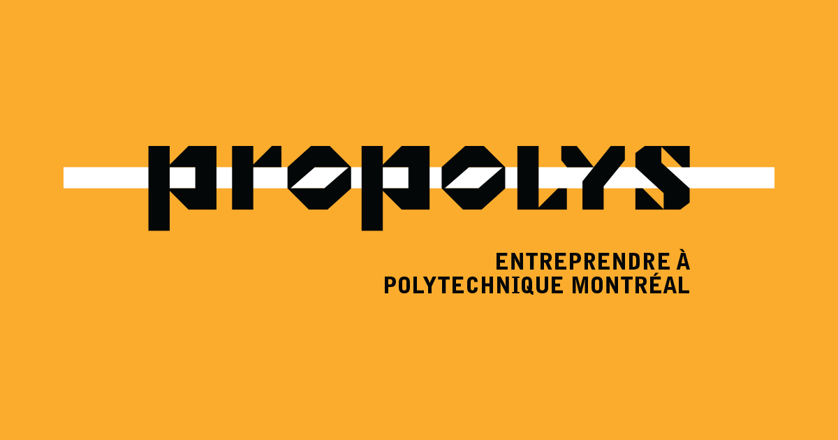 Logo de Propolys, le service entrepreneurial de Polytechnique Montréal. Logo de Propolys, le service entrepreneurial de Polytechnique Montréal.