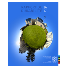 Page de couverture du Rapport de durabilité 2016-2017