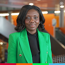 Vanessa Cherenfant, diplômée au baccalauréat en génie industriel de Polytechnique Montréal.