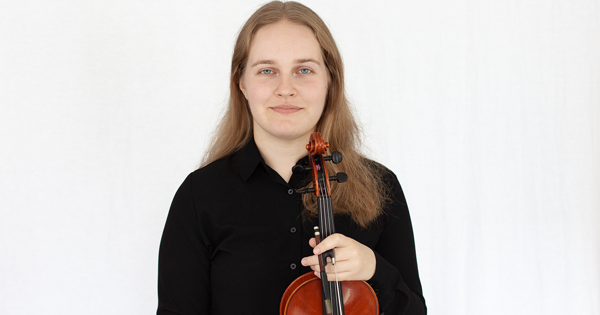 Wiebke Mainville, violoniste et étudiante Wiebke Mainville, violoniste et étudiante