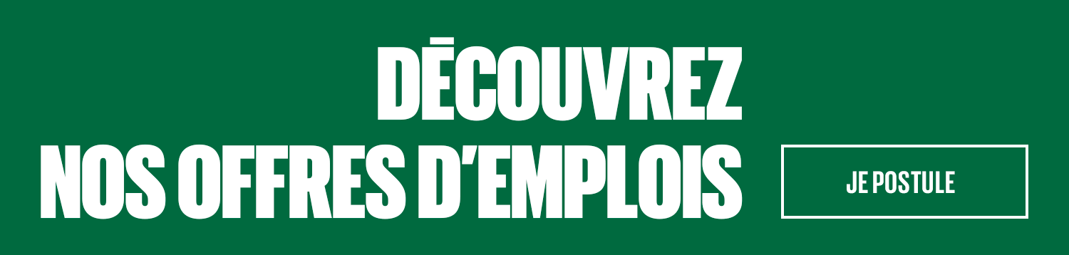 Découvrez nos offres d'emplois