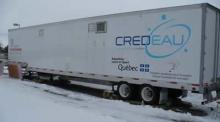 Exterior view of mobile unit Exterior view of mobile unit