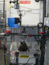 Coagulant and phosphoric acid reservoirs