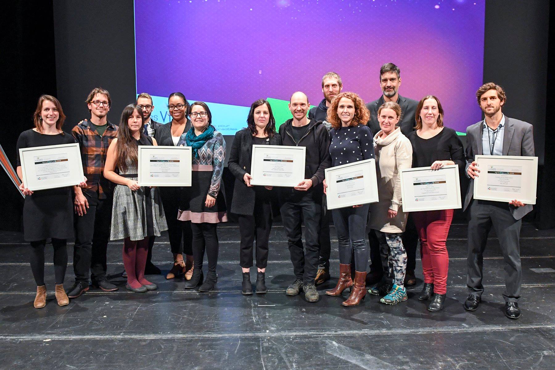Organisée par le Conseil québécois des événements écoresponsables (CQEER), le gala s’est déroulé à la Cinquième salle de la Place des Arts, en présence de 200 organisateurs d’événements. Gala Vivats 2018