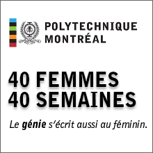 Journée internationale des femmes 2020 : lancement de la campagne 40 femmes/40 semaines à Polytechnique Montréal
