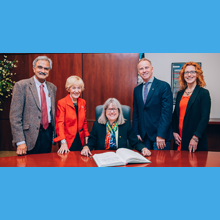 Donna Strickland, co-recipient of the Nobel Prize in Physics in 2018, meets the Polytechnique community