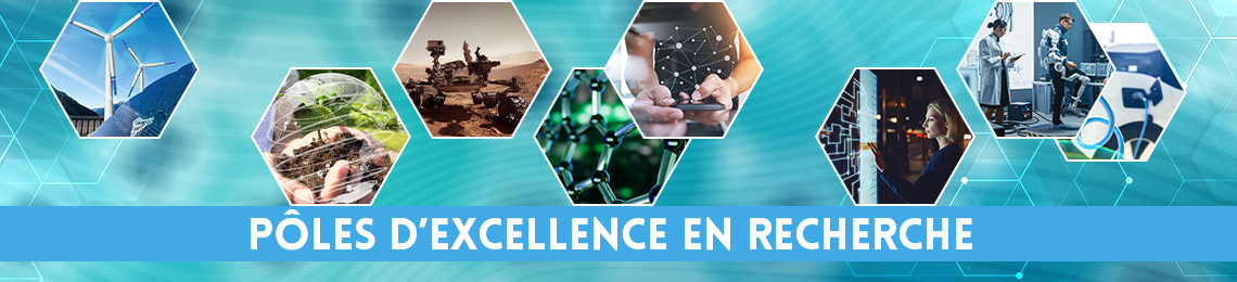 Bannière - Pôles d'excellence en recherche - Polytechnique Montréal