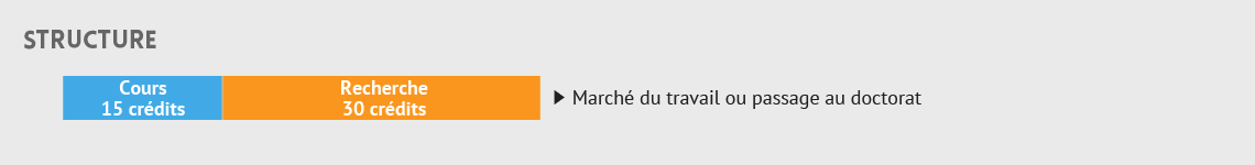 Structure de la maîtrise recherche à Polytechnique Montréal