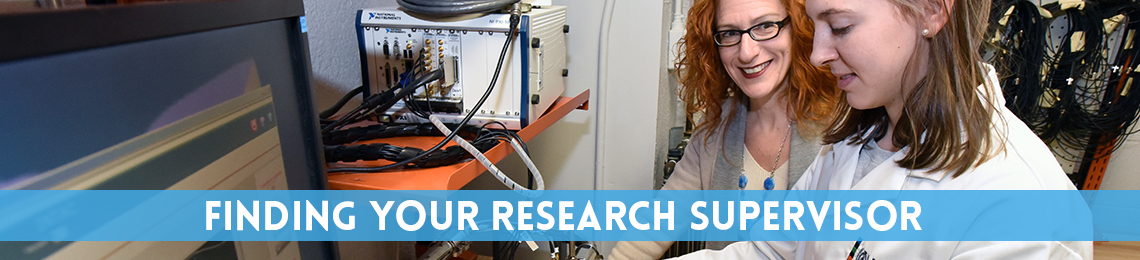 Banner - Finding your research supervisor - Polytechnique Montréal