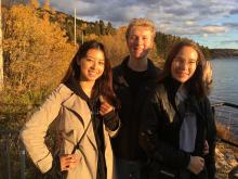 Les couleurs de l'automne à La Baie