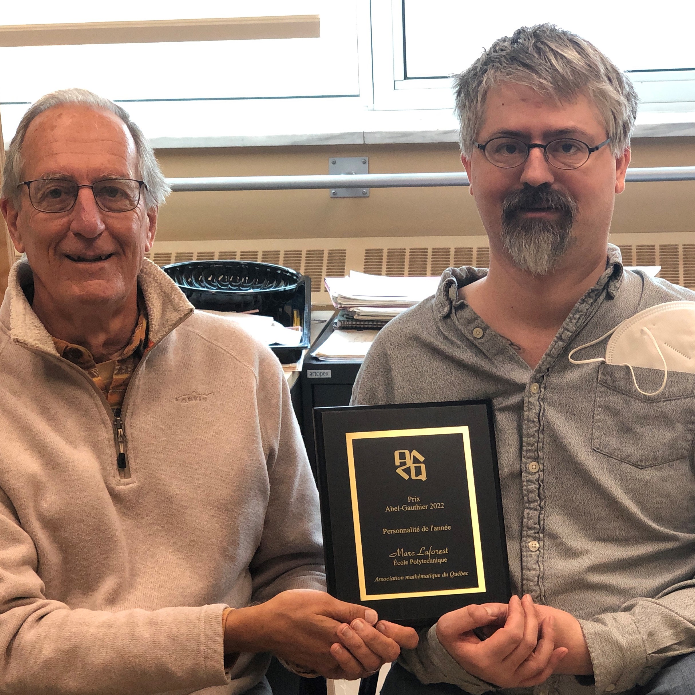 Marc Laforest récipiendaire du Prix Abel-Gauthier de l’Association mathématique du Québec