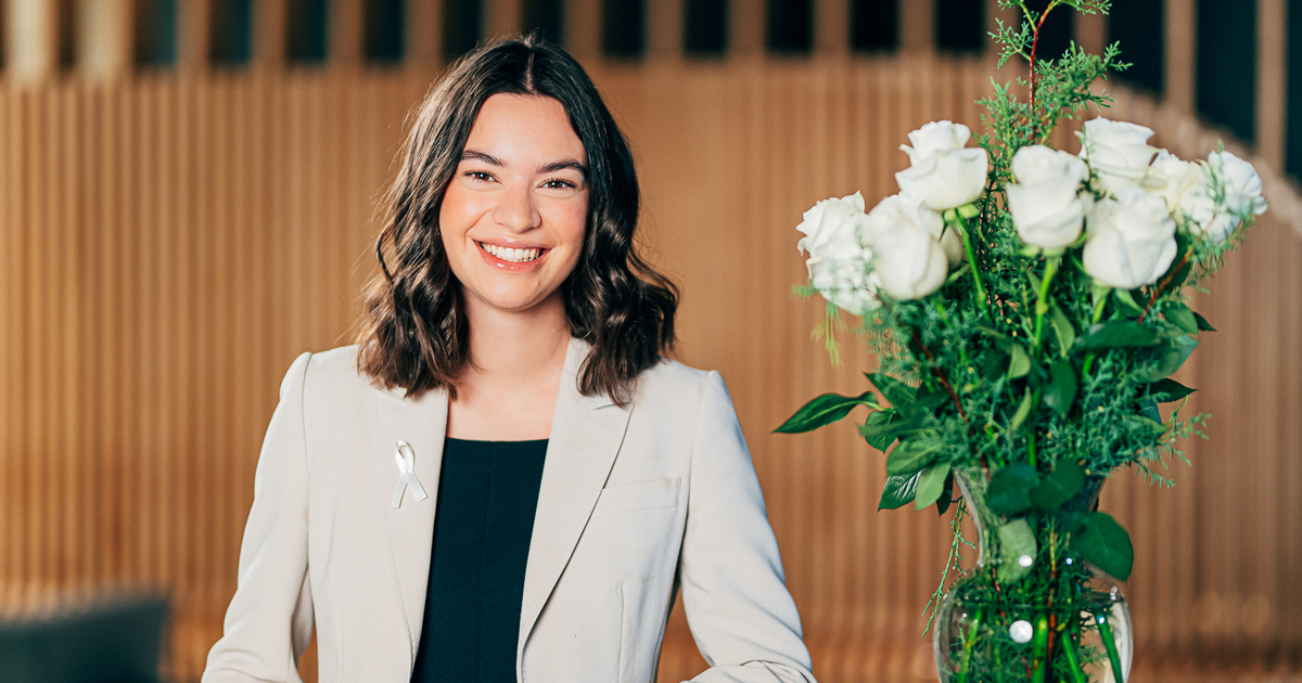 Sophia Roy, récipiendaire de la bourse de l'Ordre de la rose blanche 2022 Sophia Roy, récipiendaire de la bourse de l'Ordre de la rose blanche 2022