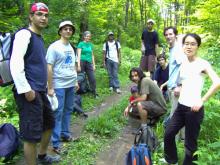 Trekking and climbing in Val David, July 2nd 2008