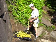 Trekking and climbing in Val David, July 2nd 2008
