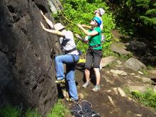 Trekking and climbing in Val David, July 2nd 2008