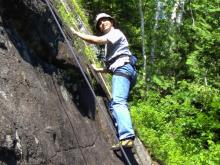 Trekking and climbing in Val David, July 2nd 2008