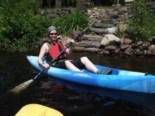 Canot/kayak on l'Assomption river, July 10th 2009