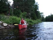 Canot/kayak on l'Assomption river, July 10th 2009