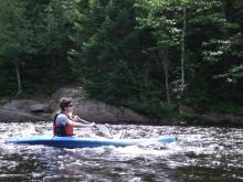 Canot/kayak on l'Assomption river, July 10th 2009
