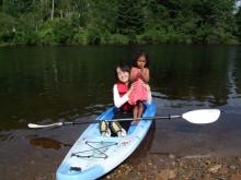 Canot/kayak on l'Assomption river, July 10th 2009