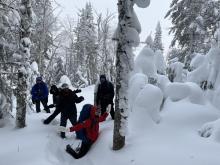 Winter hut, February 6-7, 2025