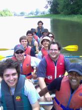 Rabaska on the Milles Iles river, August 2nd 2007